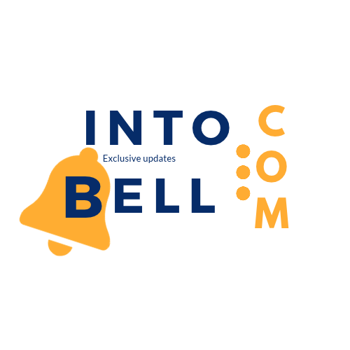 Into Bell logo with a yellow bell and orange lettering